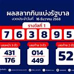 ตรวจหวยวันที่1/4/64